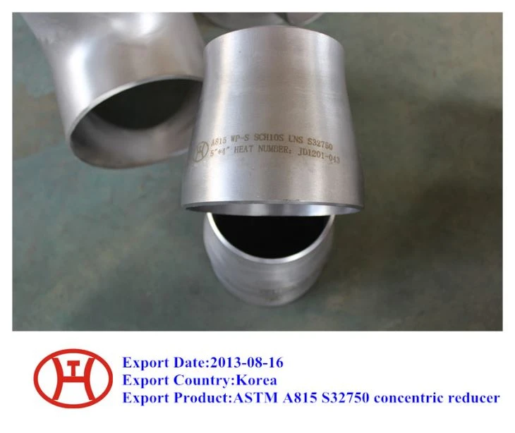 มาตรฐาน ASTM A815 S32750 ลดศูนย์กลาง